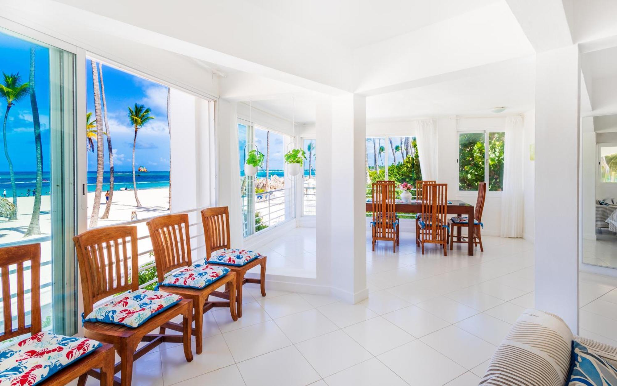 Prime Ocean View Punta Cana Apartments - 3-Bedroom Getaway With Private Terrace On Bavaro Beach Kültér fotó