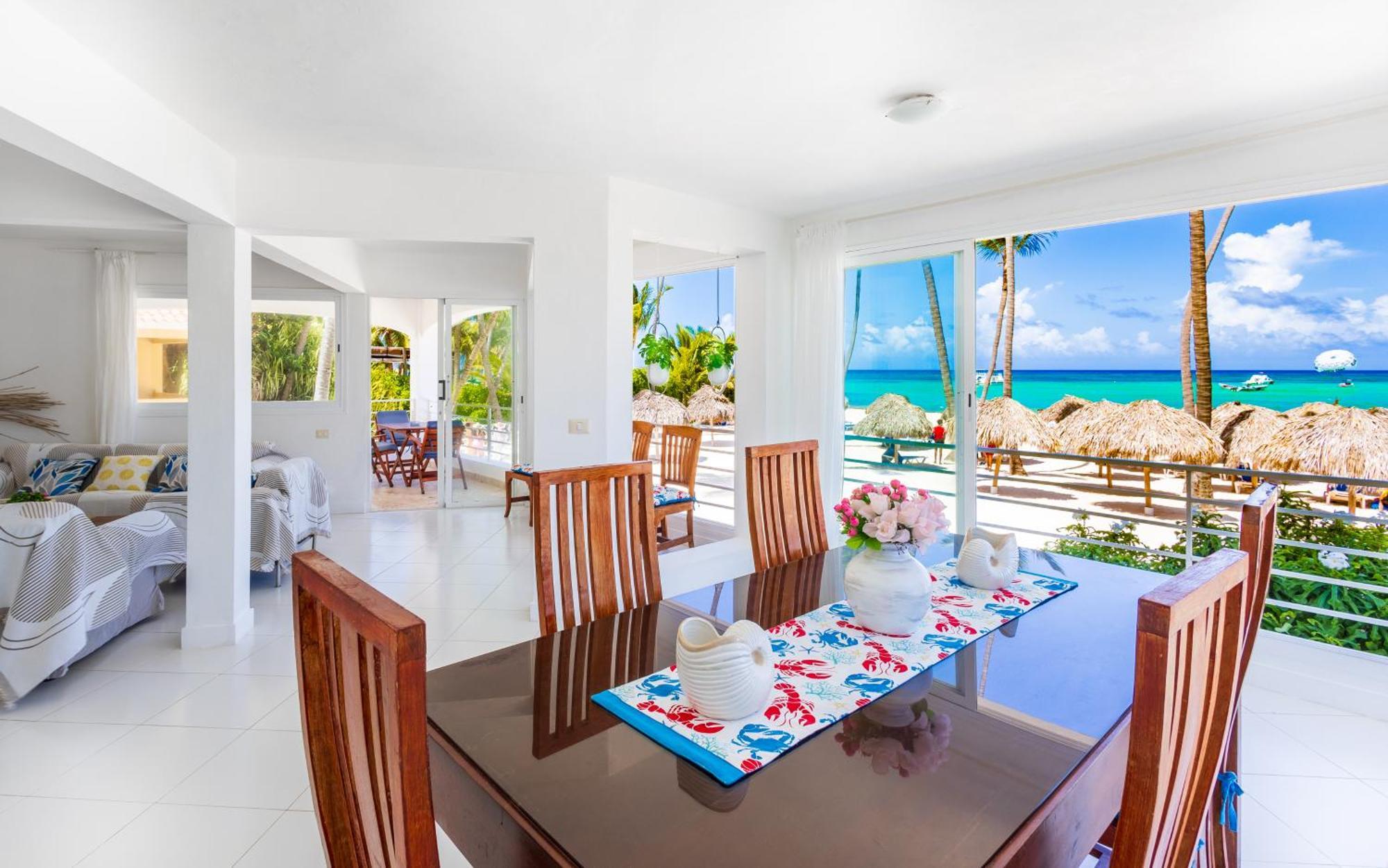 Prime Ocean View Punta Cana Apartments - 3-Bedroom Getaway With Private Terrace On Bavaro Beach Kültér fotó