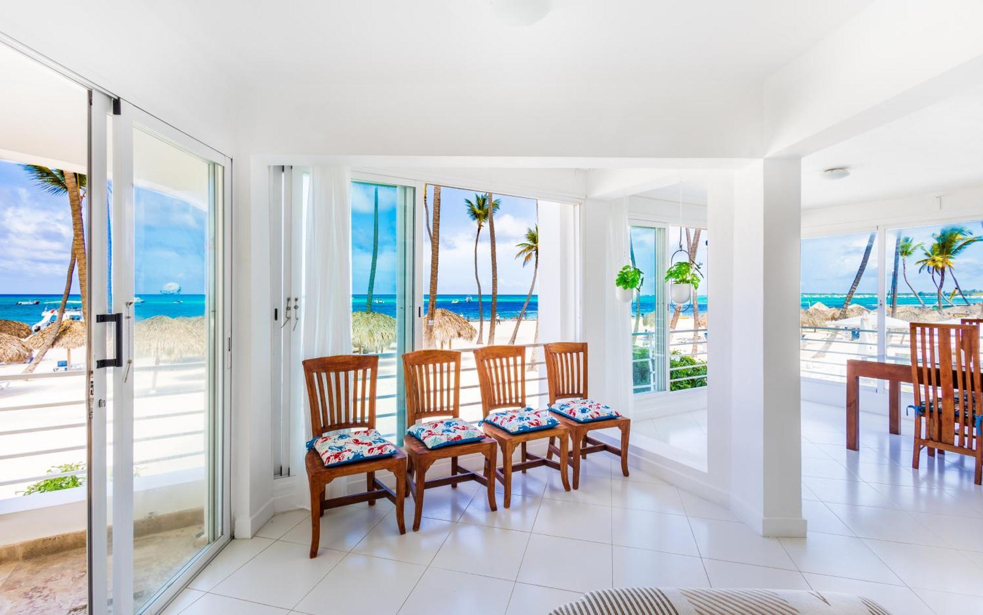 Prime Ocean View Punta Cana Apartments - 3-Bedroom Getaway With Private Terrace On Bavaro Beach Kültér fotó