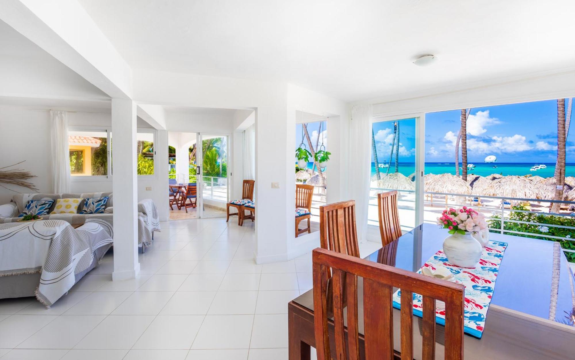 Prime Ocean View Punta Cana Apartments - 3-Bedroom Getaway With Private Terrace On Bavaro Beach Kültér fotó